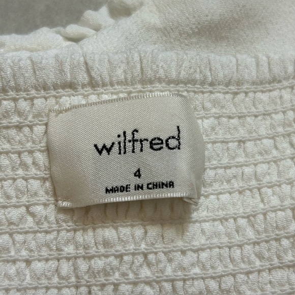 Wilfred Fable Linen Dress in matte pearl size 4 - Picture 9 of 11